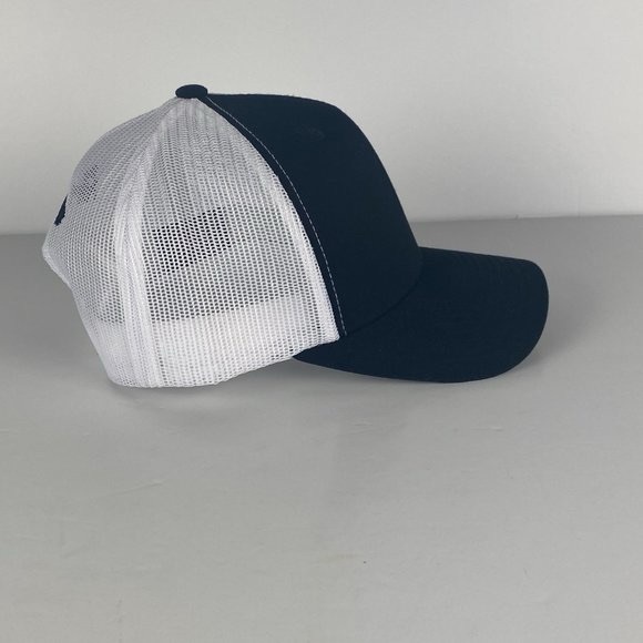 Toyota 3 Stripe Logo Baseball Cap Adult‎ Trucker Hat Black White Snapback Forbes - Picture 2 of 9